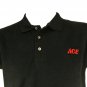 ACE Hardware Store Employee Uniform Polo Shirt Black Size L Large