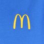 McDONALD'S Fast Food Employee Uniform Polo Shirt Blue Size L Large NEW