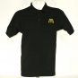 McDONALDS Hamburgers Employee Uniform Polo Shirt Black Size L Large NEW