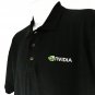NVIDIA Tech Employee Uniform Polo Shirt Black Size M Medium