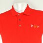 McDONALDS Pizza Promo Employee Uniform Polo Shirt Red Size M Medium NEW