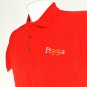 McDONALDS Pizza Promo Employee Uniform Polo Shirt Red Size M Medium NEW