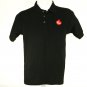 TIM HORTONS Leaf Logo Employee Uniform Polo Shirt Black Size S Small NEW