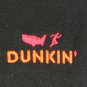 DUNKIN DONUTS America Runs Employee Uniform Polo Shirt Black Size XL NEW