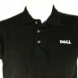 DELL Computers Tech Employee Uniform Polo Shirt Black Size M Medium