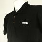 DELL Computers Tech Employee Uniform Polo Shirt Black Size M Medium