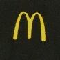 McDONALDS Hamburgers Employee Uniform Polo Shirt Black Size S Small NEW
