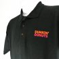 DUNKIN DONUTS Employee Uniform Polo Shirt Black Size M Medium NEW