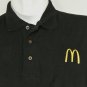 McDonald's Employee Uniform Polo Shirt Black Size S Small NEW