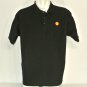 SHELL Gas Station Employee Uniform Polo Shirt Black Size S Small NEW