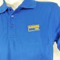 BLOCKBUSTER Video Vintage Employee Uniform Polo Shirt Blue Size L Large NEW