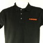 POPEYES Chicken Employee Uniform Polo Shirt Black Size M Medium NEW