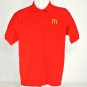 McDONALDS Employee Uniform Polo Shirt Red Size XL NEW