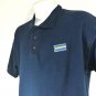 BLOCKBUSTER VIDEO Vintage Employee Uniform Polo Shirt Navy Size S Small NEW