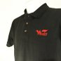 WOOLCO Vintage Employee Uniform Polo Shirt Black Size M Medium NEW