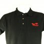 WOOLCO Vintage Employee Uniform Polo Shirt Black Size M Medium NEW