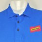 MUCH MUSIC TV Station Employee Uniform Polo Shirt Blue Size M Medium NEW