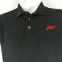 ZELLERS Vintage Employee Uniform Polo Shirt Black Size M Medium NEW
