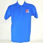 DOMINO'S PIZZA Vintage Employee Uniform Polo Shirt Blue Size M Medium NEW