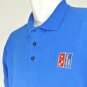 DOMINO'S PIZZA Vintage Employee Uniform Polo Shirt Blue Size M Medium NEW