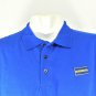 BLOCKBUSTER Canada Vintage Employee Uniform Polo Shirt Blue Size L Large NEW