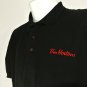 TIM HORTONS Manager Employee Uniform Polo Shirt Black Size L Large NEW