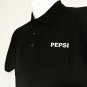PEPSI COLA Merchandiser Employee Uniform Polo Shirt Black Size L Large NEW