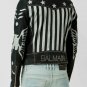 Balmain AMERICAN FLAG PRINT LEATHER JACKET &acirc;�� NEW
