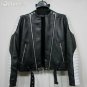 Balmain Black & White Leather Biker Jacket &acirc;�� New