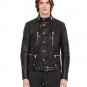 Balmain Black Belted Leather Jacket &acirc;�� New