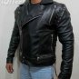Balmain Black Laces Biker Leather Jacket &acirc;�� New