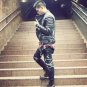 Balmain Black Leather ribbed Jacket &acirc;�� New