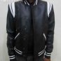 YSL Black & White Leather teddy bomber jacket &acirc;�� New