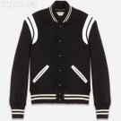 YSL CLASSIC TEDDY BLACK & WHITE JACKET – NEW YSL CLASSIC TEDDY BLACK & WHITE JACKET – NEW