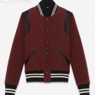 YSL classic teddy Maroon jacket – New
