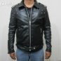 YSL Mens Black studded Leather Biker Jacket &acirc;�� New