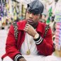 YSL RED VARSITY TEDDY JACKET WITH LEOPARD DETAILS &acirc;�� NEW