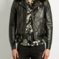 YSL Shearling-collar leather biker jacket &acirc;�� New