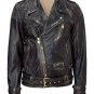 BALMAIN DISTRESSED MOTO Black Leather Jacket slim fitted &acirc;�� New