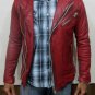 Balmain DOUBLE ZIP BIKER LEATHER JACKET &acirc;�� NEW