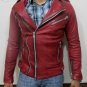 Balmain DOUBLE ZIP BIKER LEATHER JACKET &acirc;�� NEW