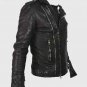 Balmain Double Zip Biker Leather Jacket &acirc;�� New