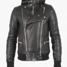 Balmain Drawstring Hood Leather Jacket Men’s – NEw Balmain Drawstring Hood Leather Jacket Men’s – NEw