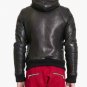 Balmain Drawstring Hood Leather Jacket Men&acirc;��s &acirc;�� NEw