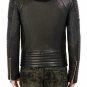 Balmain Fur Collar Leather Hooded Moto Jacket &acirc;�� New