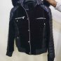 Balmain Fur Trim Quilted Velvet & Leather Bomber Jacket &acirc;�� New
