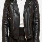 Balmain Geometric Biker Leather Jacket &acirc;�� New