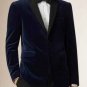 Prorsum Blue Slim Fit Velvet Half-canvas Tuxedo Jacket