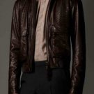 PRORSUM Brown Utility Pocket Python Blouson – New