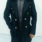 Balmain Hooded Double Breasted Wool Blend Coat &acirc;�� New